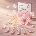 Révélez l'éclat de votre peau avec l'Ampoule Sérum Sakura LAIKOU. Concentré en Niacinamide et Vitamine C pour hydrater et unifier le teint. Découvrez-le !